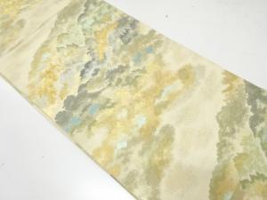 アンティーク　樹木模様織り出し袋帯（材料）